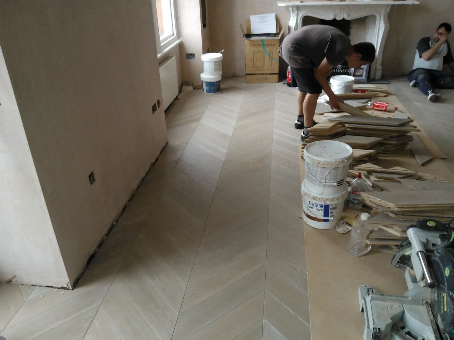 Chevron parketta referencia 3